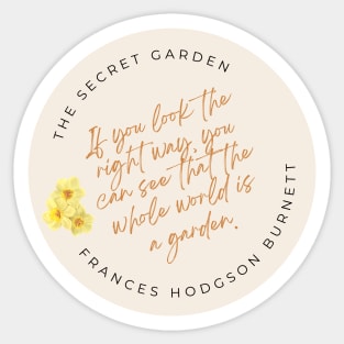 Secret Garden world Sticker